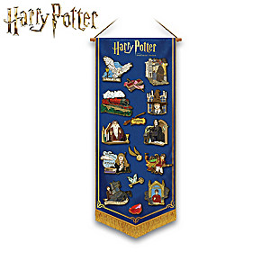 HARRY POTTER 24K Gold-Plated Pins With Display