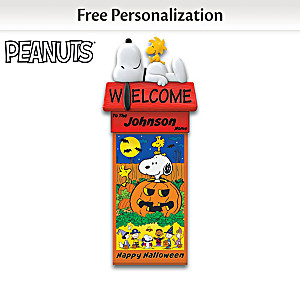 PEANUTS Personalized Seasonal Welcome Sign Collection