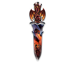 "Realm Of Dragons" Sculptural Knife Wall Decor Collection