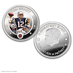 Tom Brady Patriots NFL Proofs With Display