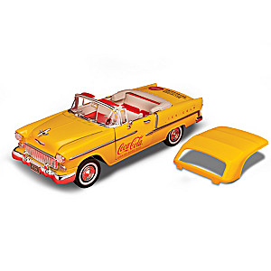 1:18-Scale COCA-COLA Bel Air Diecast Cars With Display