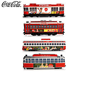COCA-COLA Trolley Car Sculpture Collection