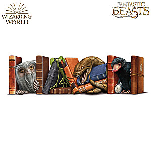 Fantastic Beasts Bookshelf Sculpture Collection
