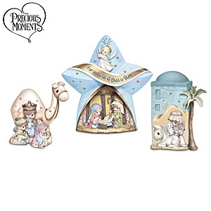 Precious Moments "Star Of Hope Nativity" Figurine Collection