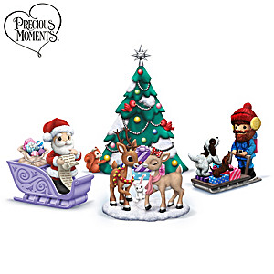 Precious Moments Rudolph The Red-Nosed Reindeer Figurines