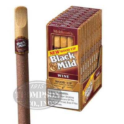 Black & Mild Wine Wood Tip Natural Cigarillo Wine