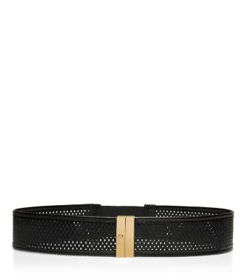 Tory Burch Wide Perforated Belt