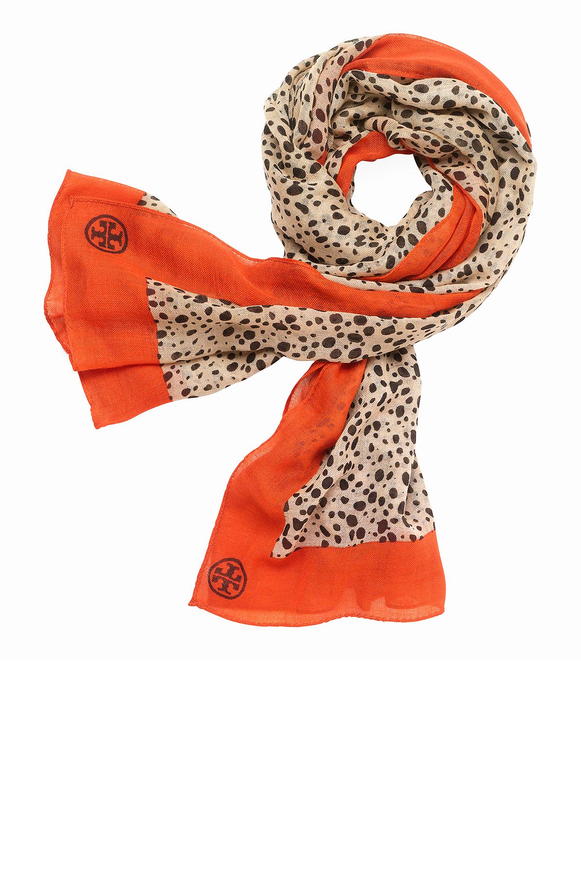 Tory Burch Cheetah Animal Print Scarf