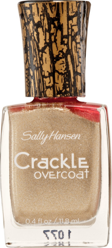 Sally Hansen Crackle Overcoat in Antiqued Gold