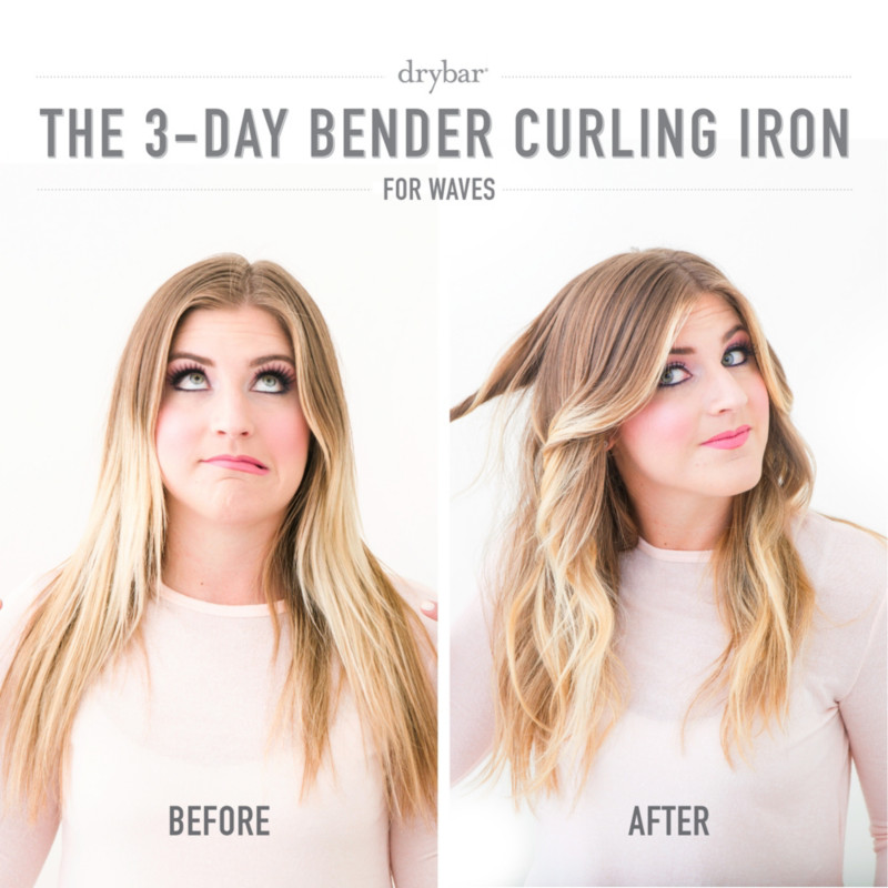 three rod curling iron