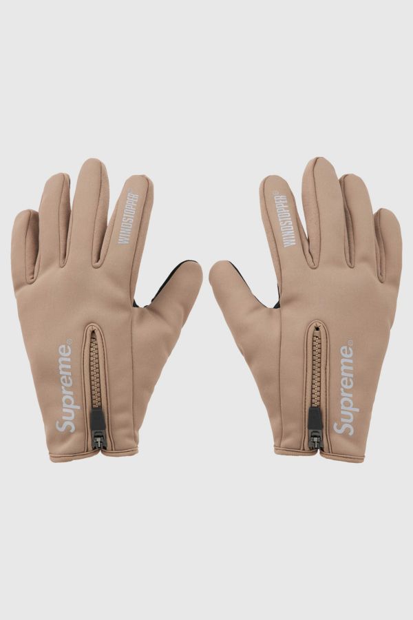 Slide View: 1: Supreme WiNDSTOPPER Zip Gloves