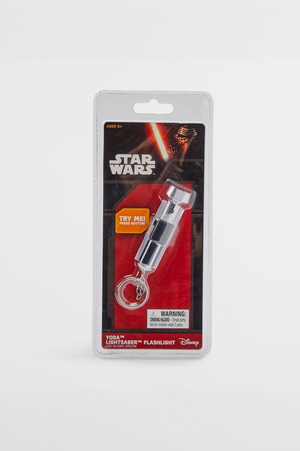 Slide View: 3: Star Wars Mini Lightsaber Flashlight Keychain