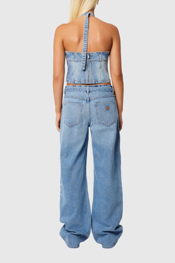 Slide View: 5: Abrand 99 Low Baggy Belted Jean