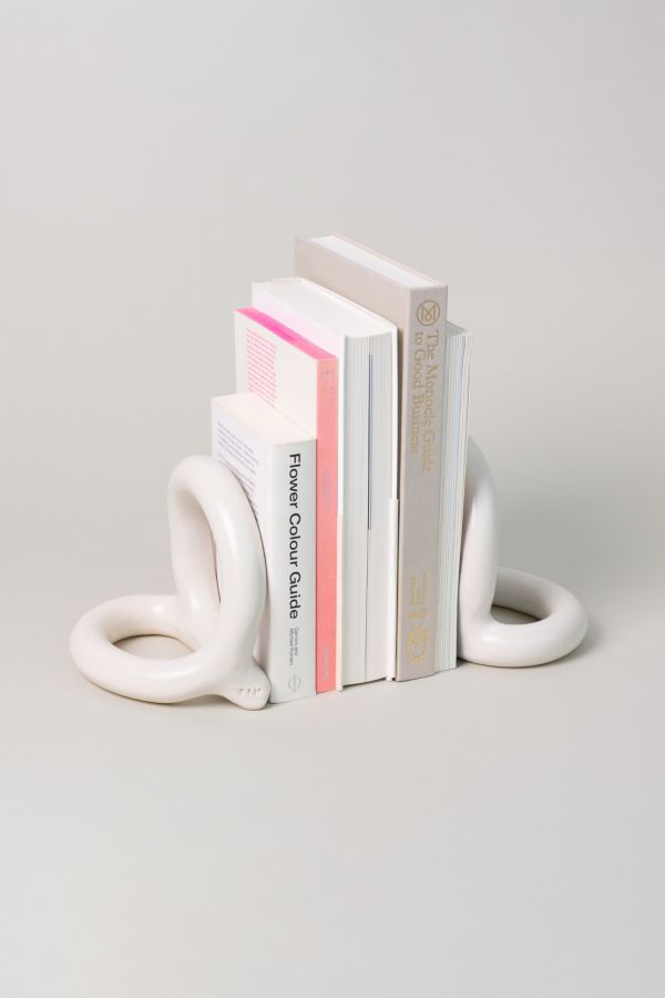 Slide View: 1: SIN Bacchus Ceramic Bookend Set