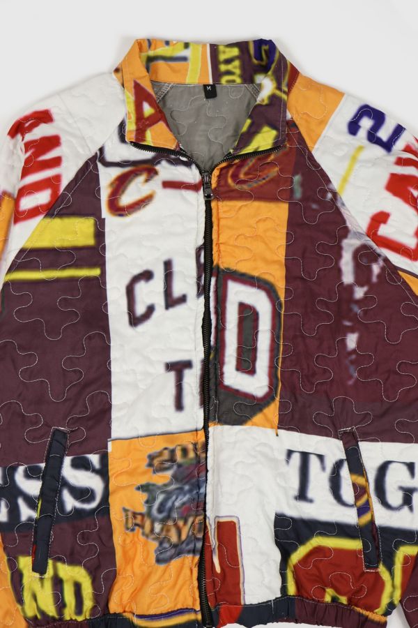 Slide View: 3: Reworked Cleveland Cavaliers Lightweight Jacket