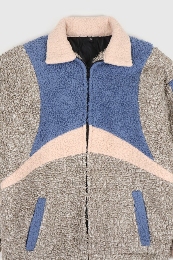 Slide View: 3: Reworked Fleece Jacket 03