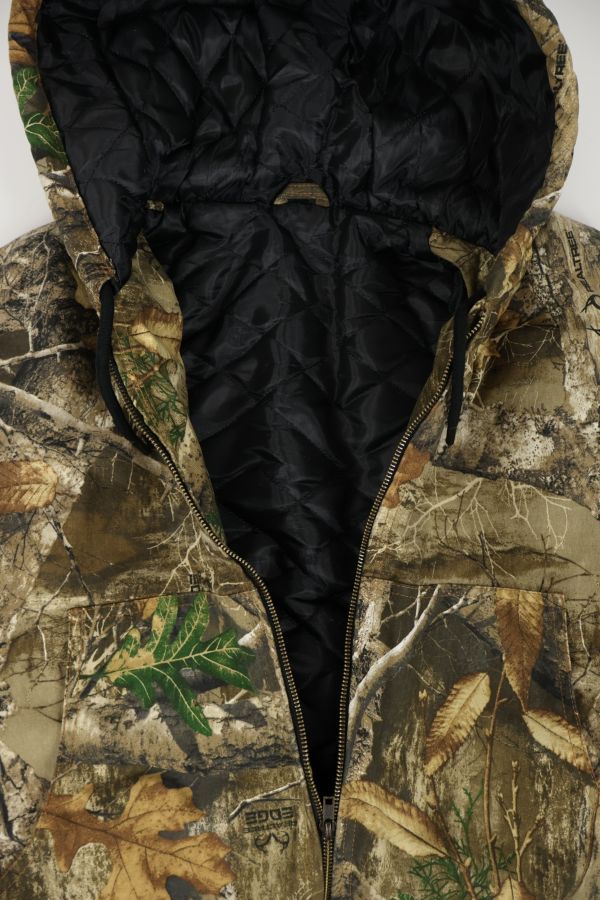 Slide View: 4: Reworked Camo Hooded Jacket