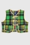 Thumbnail View 1: Reworked Woolen Plaid Tie Vest 12