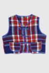 Thumbnail View 1: Reworked Woolen Plaid Tie Vest 17