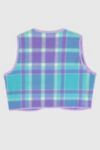 Thumbnail View 2: Reworked Woolen Plaid Tie Vest 20