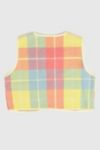 Thumbnail View 2: Reworked Woolen Plaid Tie Vest 15