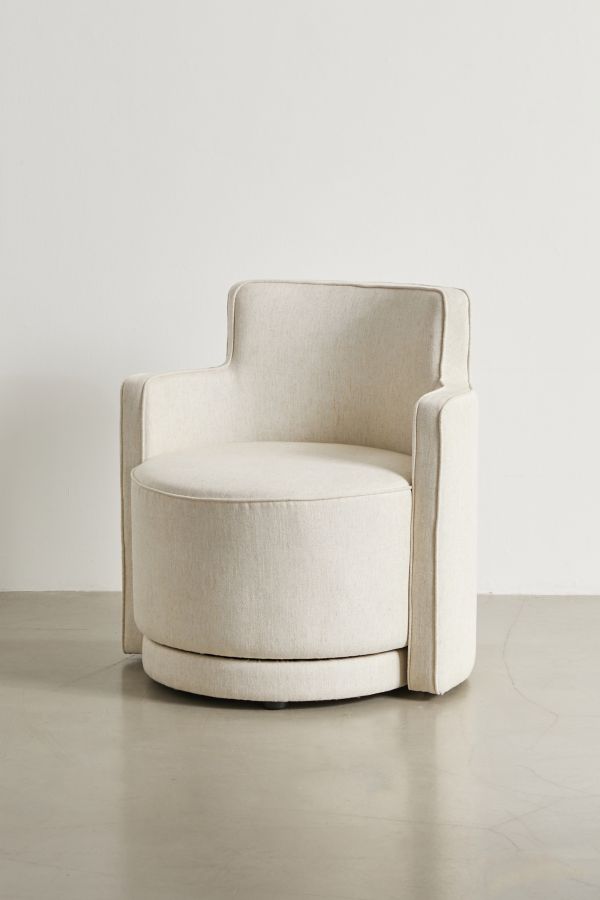 Slide View: 4: Rhea Swivel Lounge Chair