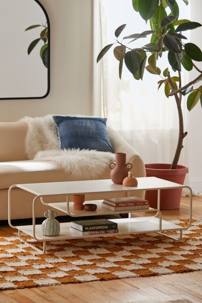 Alana Metal 3-Tiered Coffee Table