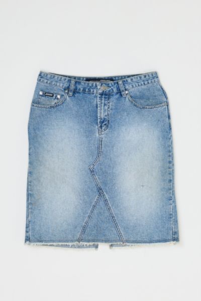 Vintage Y2k Classic Wash Denim Skirt