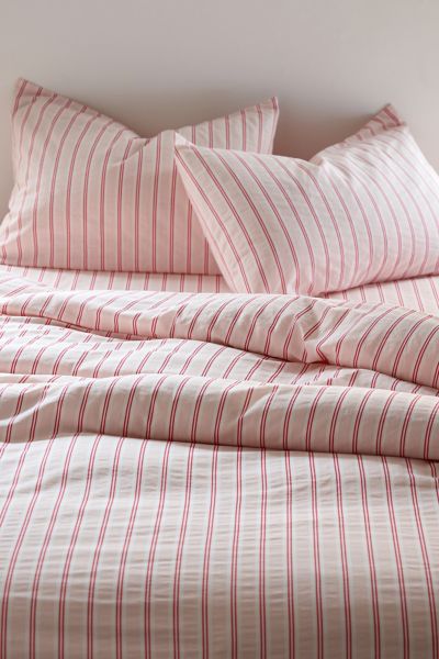Awning Striped Patterned Duvet Cover Set