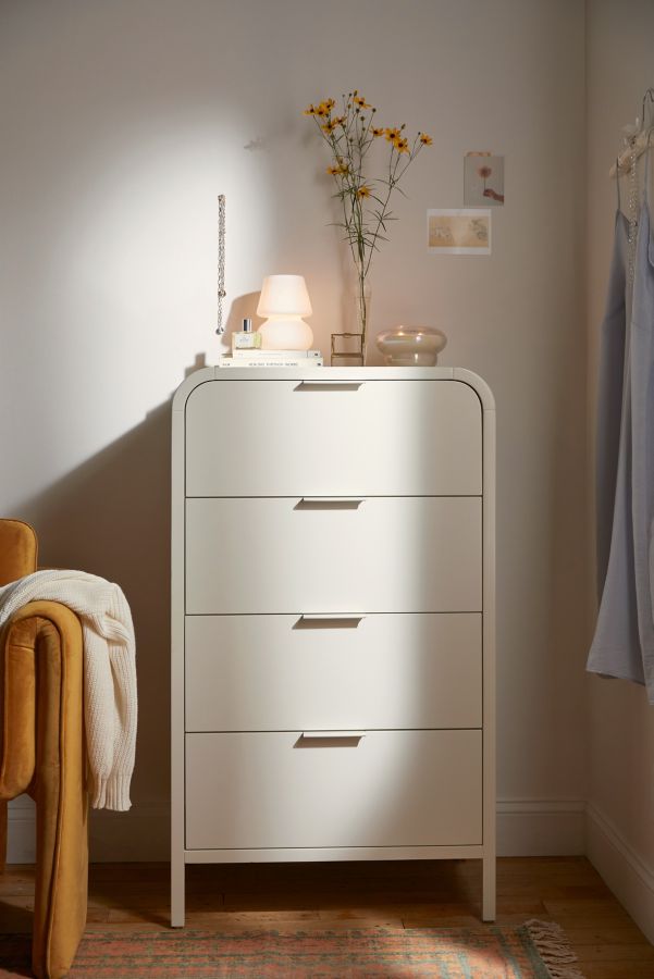 Slide View: 1: Kane Tall 4-Drawer Dresser