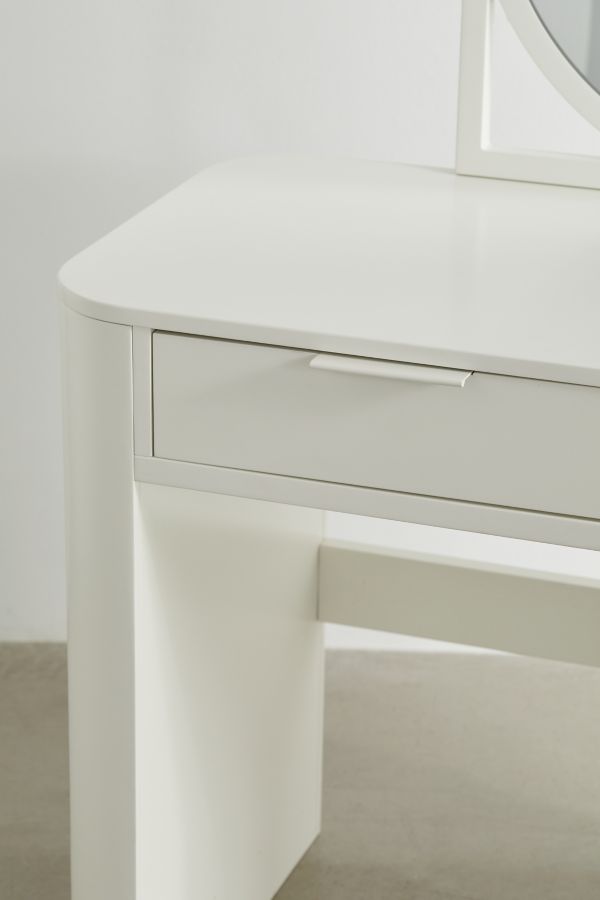 Slide View: 4: Kane Wood Mirrored Vanity