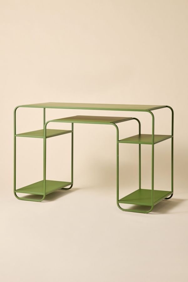 Slide View: 3: Alana Metal Desk