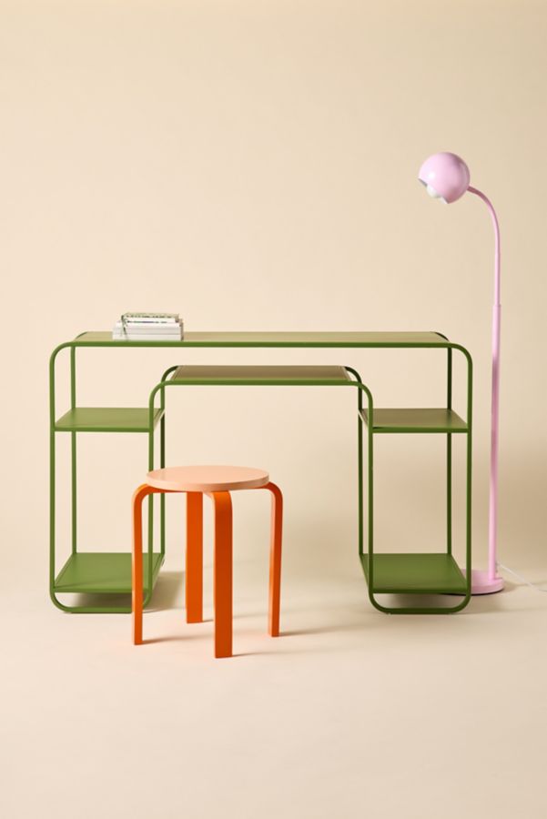 Slide View: 1: Alana Metal Desk