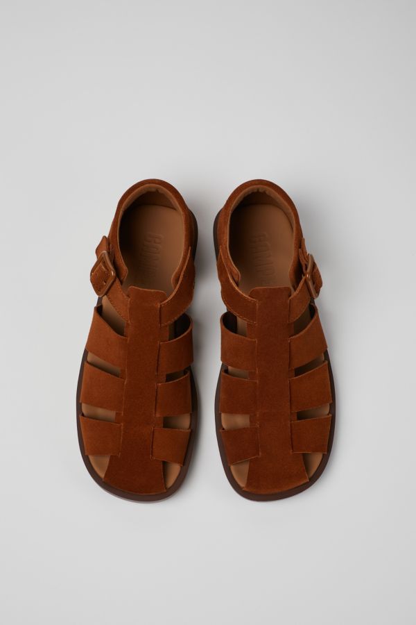 Slide View: 4: Camper Don Leather Fisherman Sandal