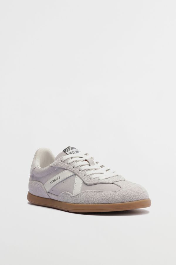 Slide View: 2: Schutz Garden Suede Sneaker