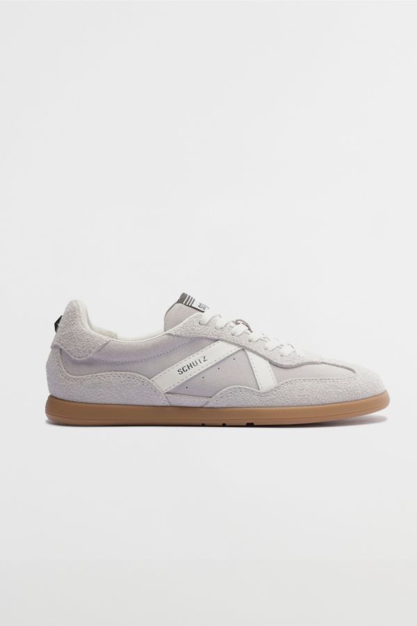 Slide View: 1: Schutz Garden Suede Sneaker