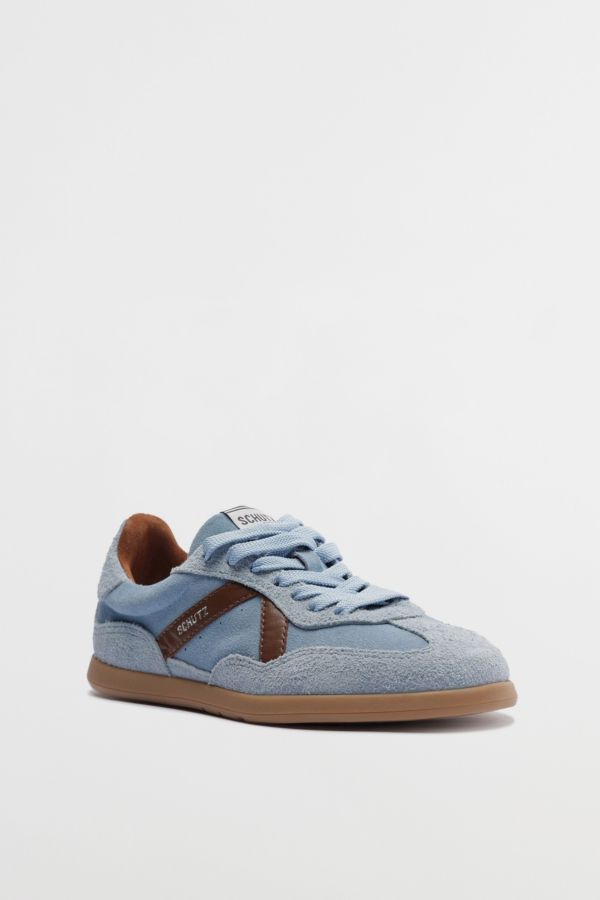 Slide View: 2: Schutz Garden Suede Sneaker