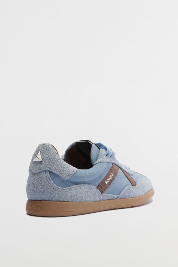 Slide View: 4: Schutz Garden Suede Sneaker