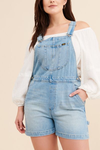 Lee Vintage Relaxed Shorts Overalls