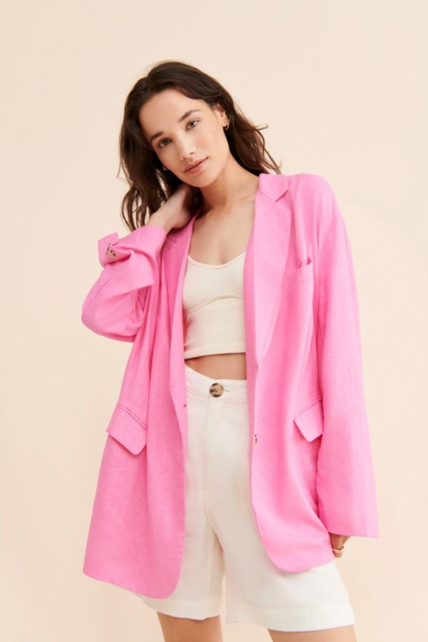 Slide View: 1: Kayla Oversized Blazer