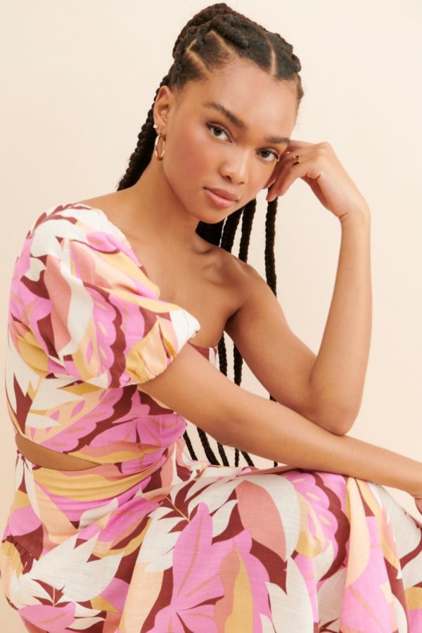 Slide View: 3: MinkPink Kali One-Shoulder Dress