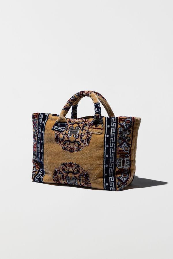 Slide View: 2: Puebco Polyester Cotton Rug Tote Bag