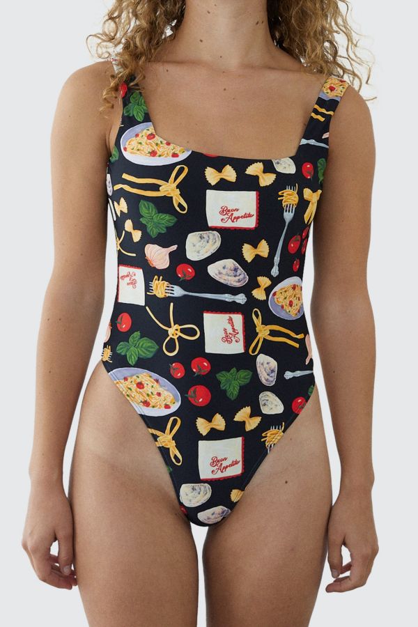 Slide View: 3: OOKIOH x Gah! Lisbon One Piece Swimsuit