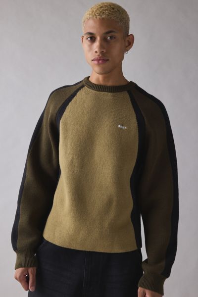 OBEY Raglan Crew Neck Sweater