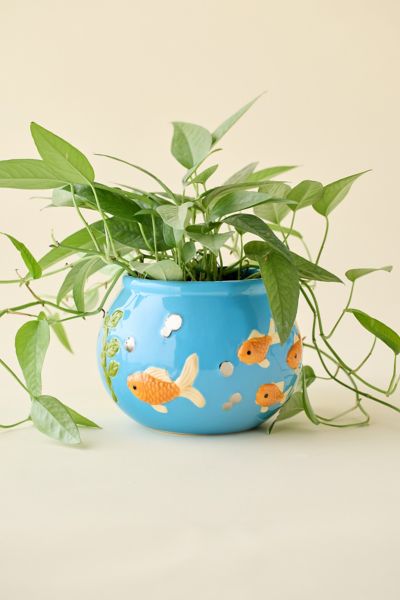 Fishbowl Ceramic Planter