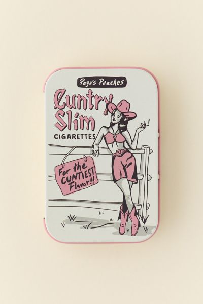 Page’s Peaches Metal Stash Tin