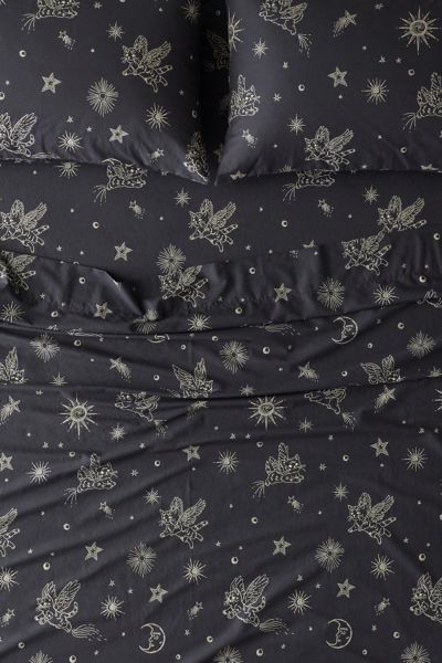 Cosmic Kitties Patterned Sheet Set