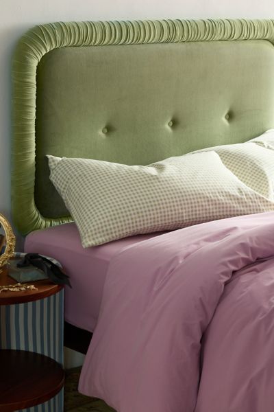 Jane Velvet Upholstered Floating Headboard