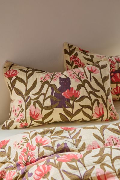 Wren Floral Patterned Sham Set