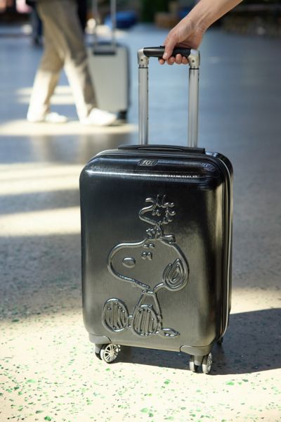 FŪL Peanuts Snoopy & Woodstock Hard Shell Rolling Luggage